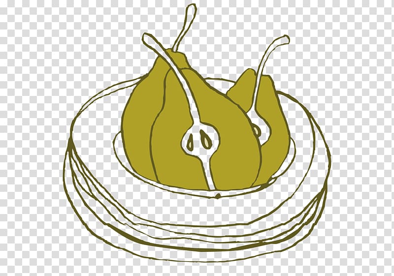 Pear Yellow , Pear dish transparent background PNG clipart