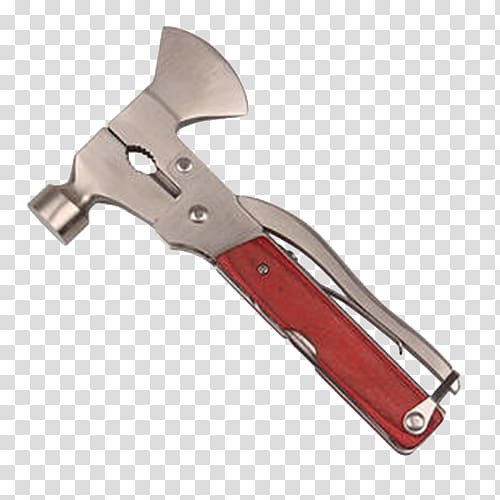 Knife Hammer, Multifunction hammer ax transparent background PNG clipart