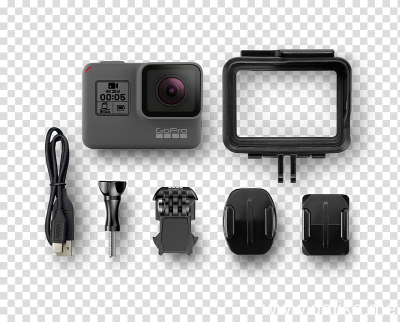 GoPro HERO5 Black Video Cameras 4K resolution, GoPro transparent background PNG clipart