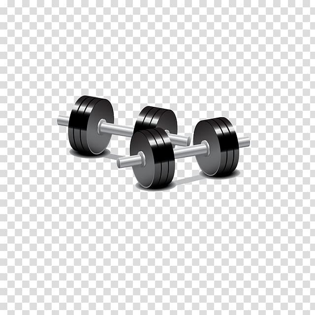 Dumbbell Barbell Weight training Physical exercise, dumbbell transparent background PNG clipart