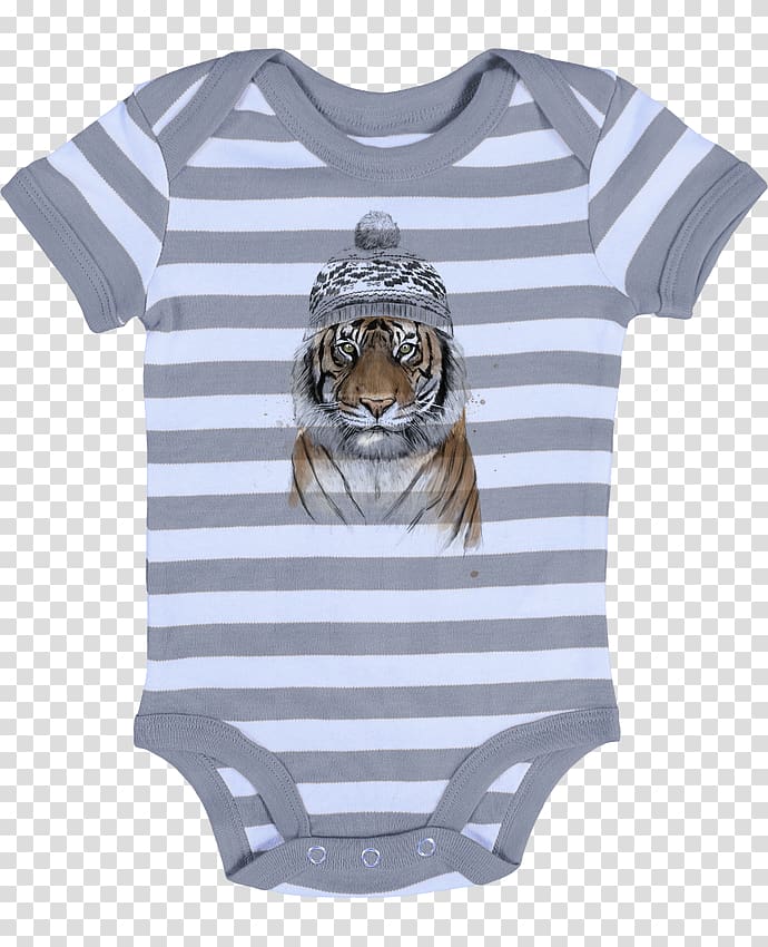 Baby & Toddler One-Pieces T-shirt Sleeve Bodysuit Infant, siberian tiger transparent background PNG clipart