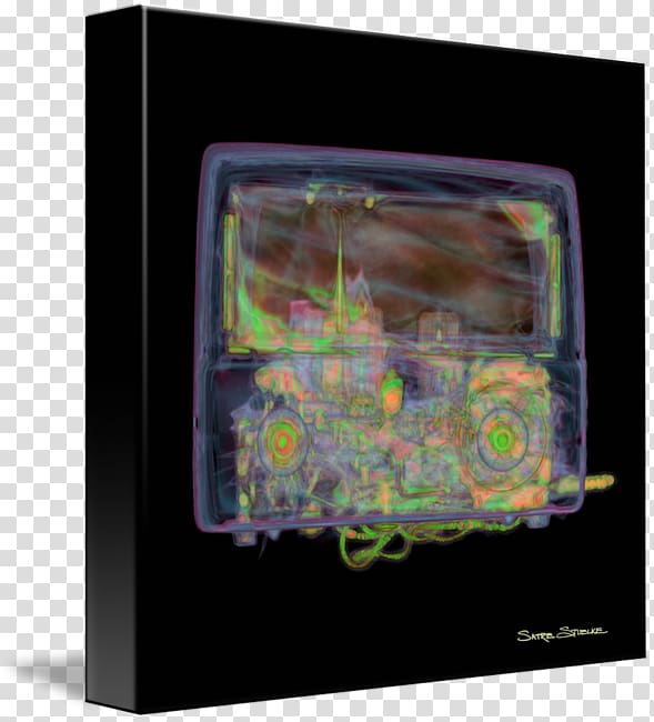 Gallery wrap Canvas Art Organism Multimedia, science fiction quadrilateral decorative backgroun transparent background PNG clipart