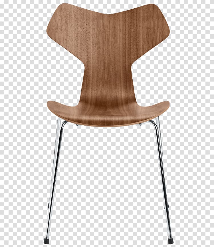 Danish Museum of Art & Design Ant Chair Egg Copenhagen Grand Prix, walnut transparent background PNG clipart