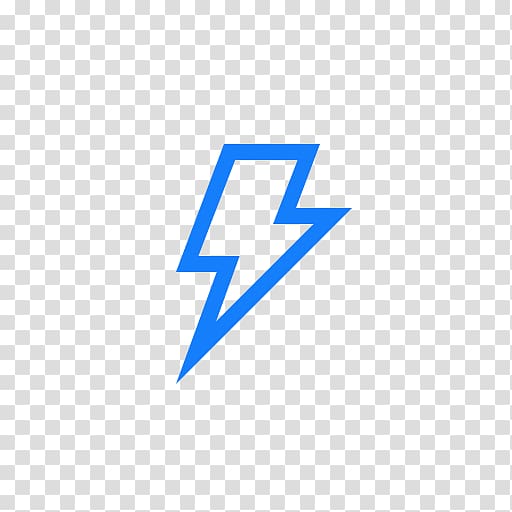 blue lightning logo, Side Projectors Logo transparent background PNG clipart