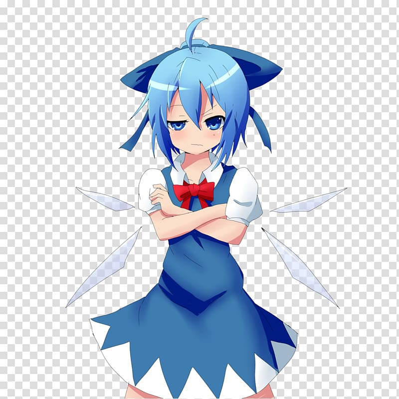 Free: Anime Cirno Chibi Meme, Anime transparent background PNG clipart 