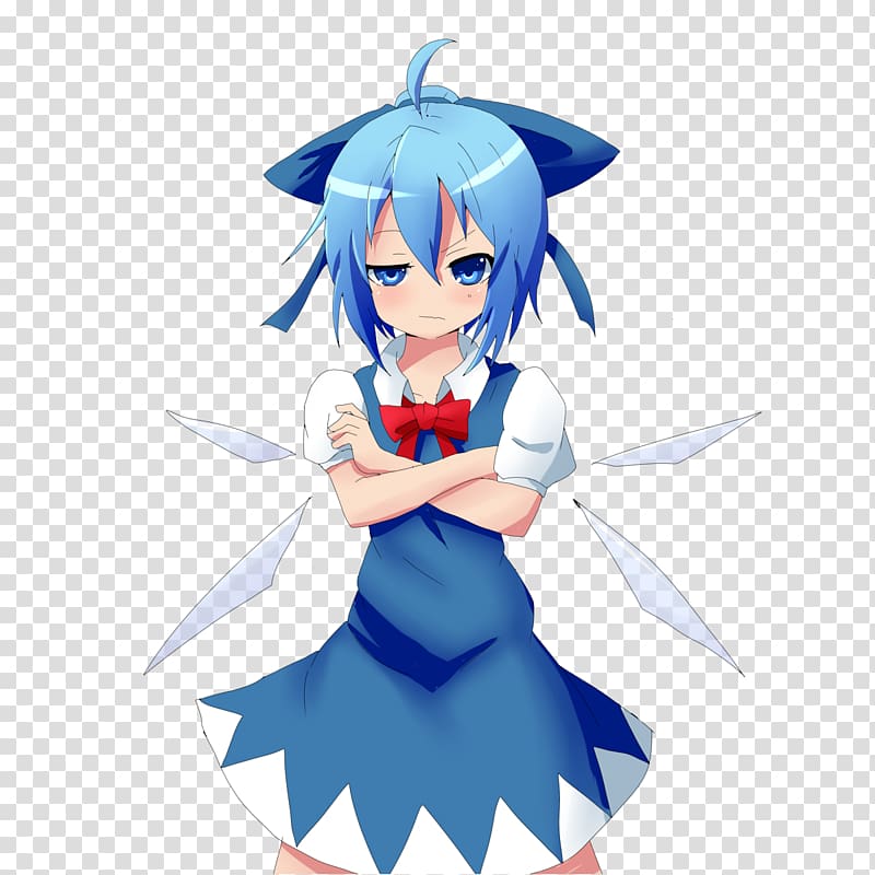 The Embodiment of Scarlet Devil Cirno Yōsei Niconico ニコニコ静画, characters touhou project transparent background PNG clipart