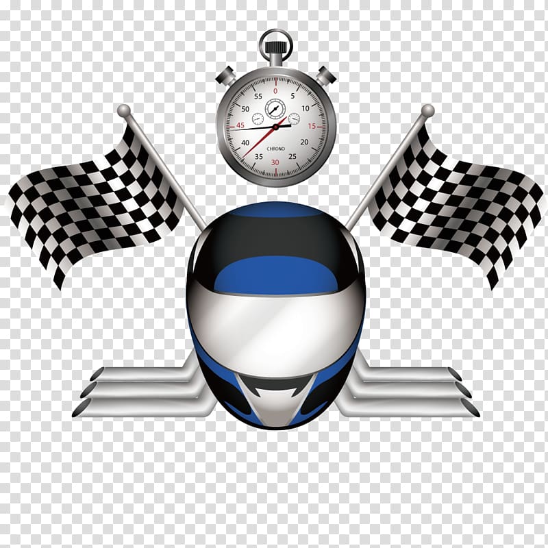 Car Auto racing Racetrack, Banner and helmet racing fuel gauge transparent background PNG clipart