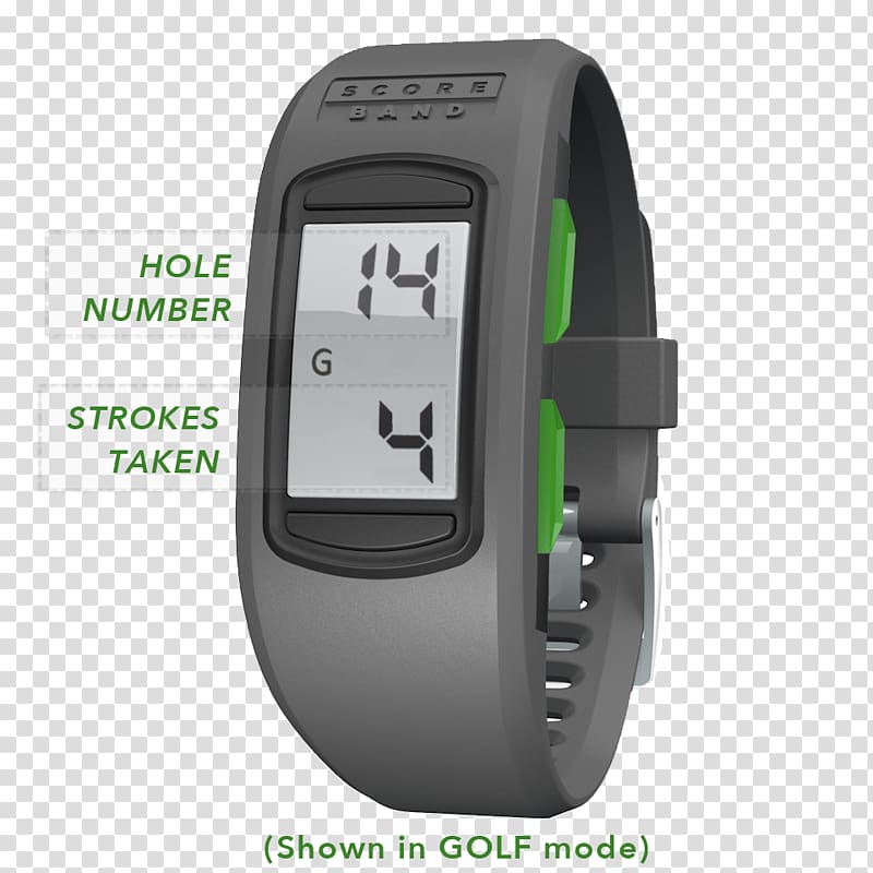 Watch strap Heart rate monitor Pedometer Running total, play golf transparent background PNG clipart