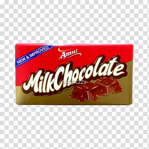 Milk Chocolate bar Amul Candy, milk transparent background PNG clipart