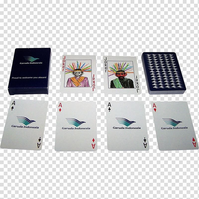 Playing card Garuda Indonesia Card game Airline Swissair, playing card transparent background PNG clipart