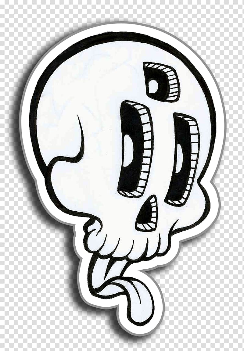 Calavera Sticker Drawing Decal, indie transparent background PNG clipart