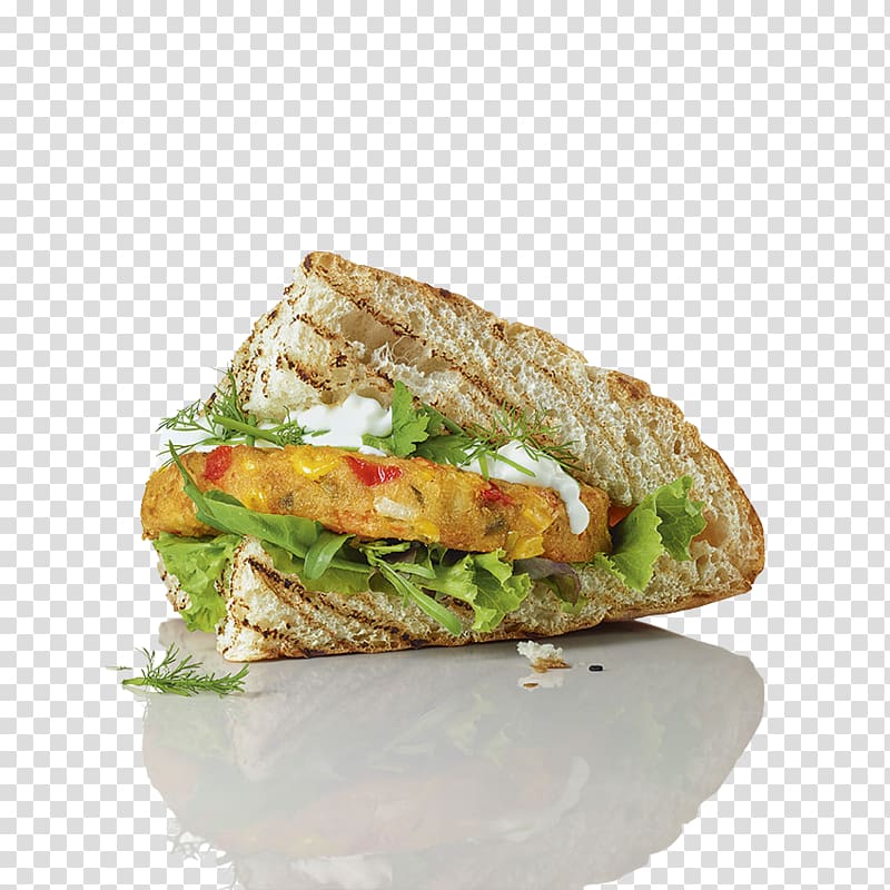 Breakfast sandwich Veggie burger Vegetarian cuisine Ham and cheese sandwich, veg burger transparent background PNG clipart