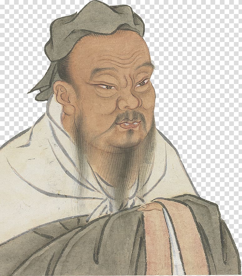 male Chinese sketch, Confucius Analects Doctrine of the Mean Taking Back Philosophy: A Multicultural Manifesto China, China transparent background PNG clipart