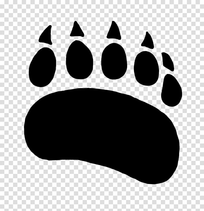 Polar bear American black bear Paw , cartoon bear printing transparent background PNG clipart