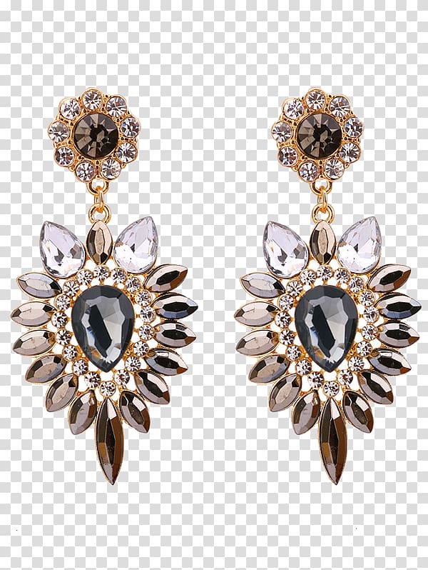 Earring Jewellery 2017 Hyundai Tucson grapher Gemstone, flower jewelry transparent background PNG clipart