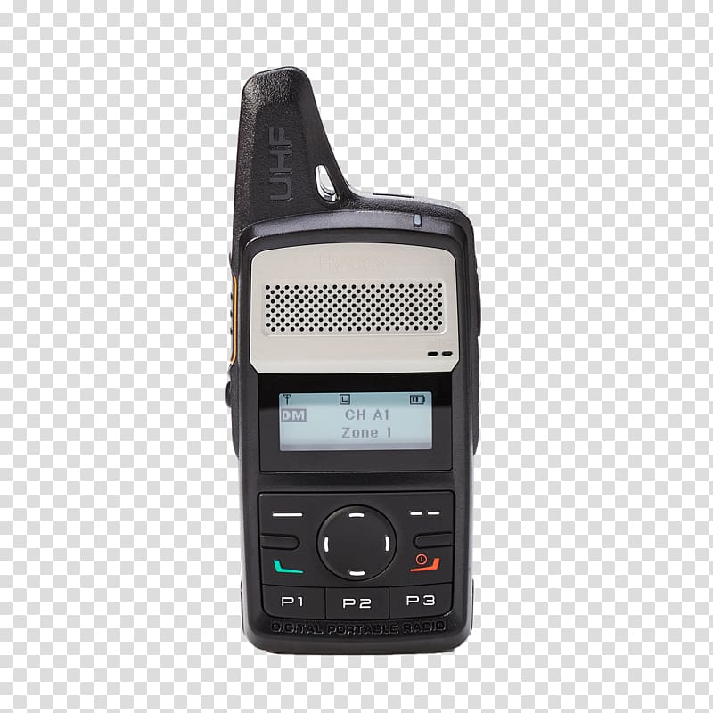 Handheld Two-Way Radios Hytera Digital mobile radio PMR446, radio transparent background PNG clipart