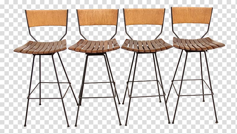Bar stool Table Chair Seat, iron stool transparent background PNG clipart