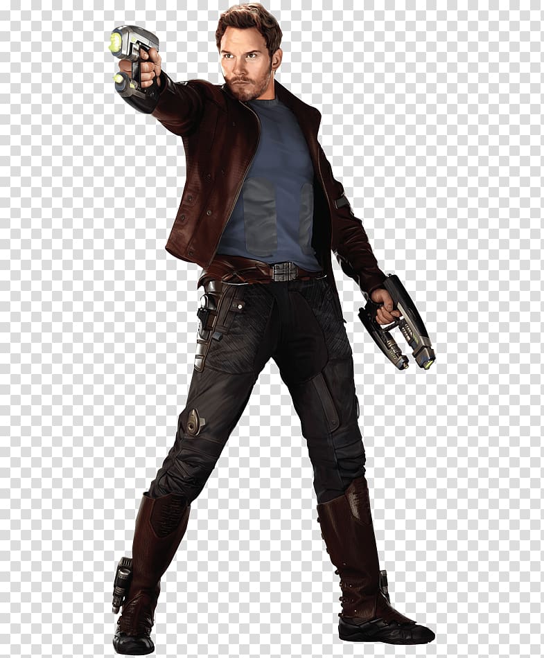 Star-Lord Gamora Drax the Destroyer Rocket Raccoon Costume, Chris evans transparent background PNG clipart