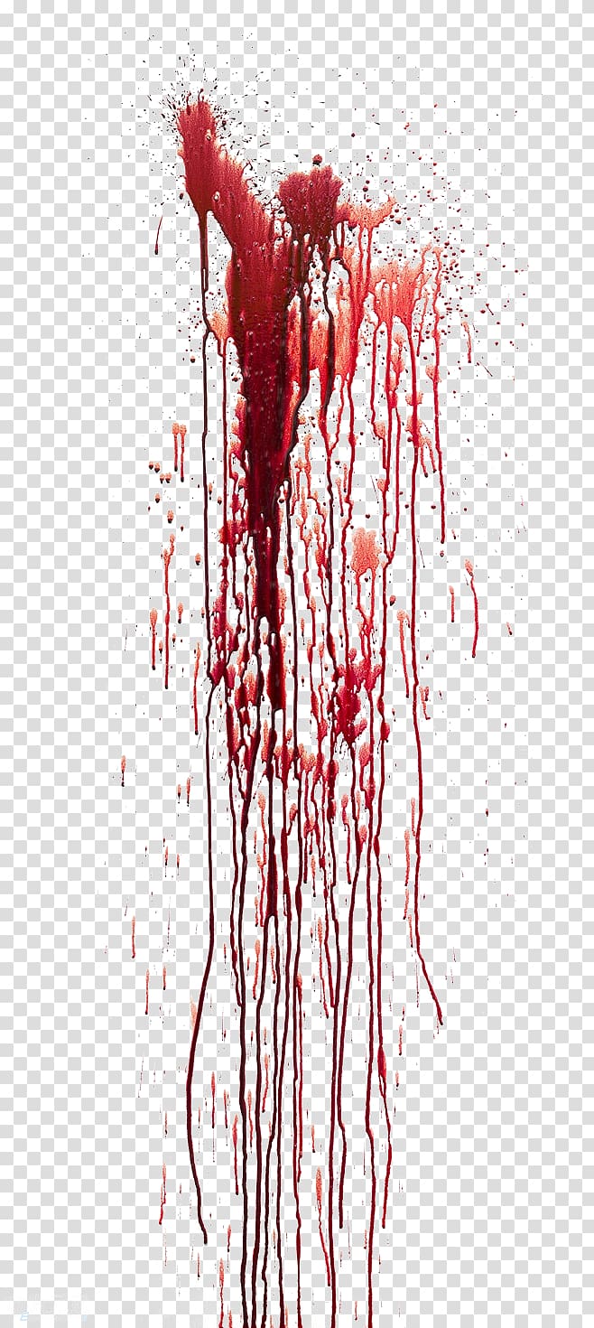 splattered blood transparent background PNG clipart