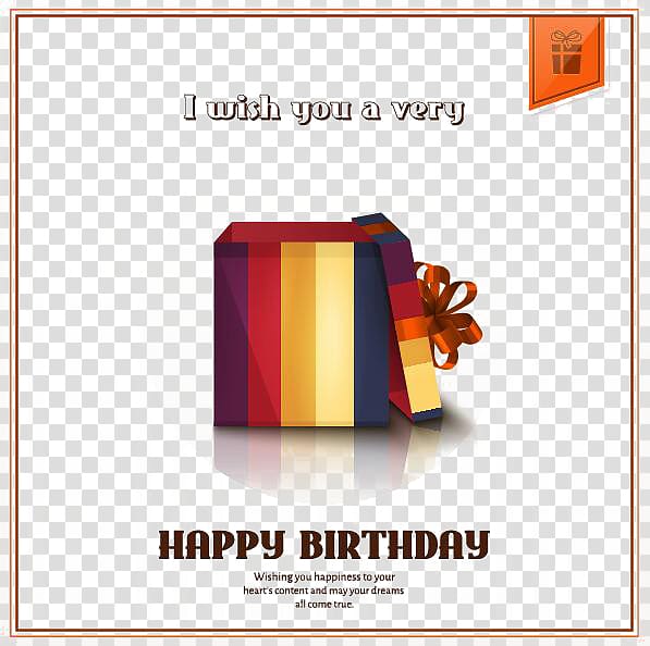 Gift Greeting card Birthday , birthday present transparent background PNG clipart