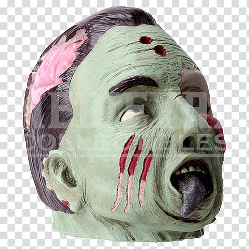 Snout Jaw Mask, Green Zombie transparent background PNG clipart