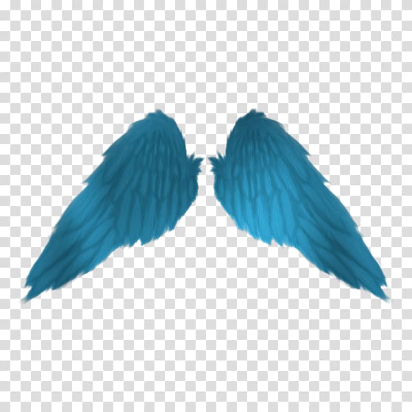 Wing , Blue wings transparent background PNG clipart