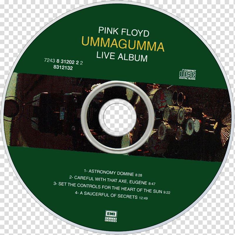 Ummagumma Compact disc Pink Floyd Brand, Pinkfloyd transparent background PNG clipart