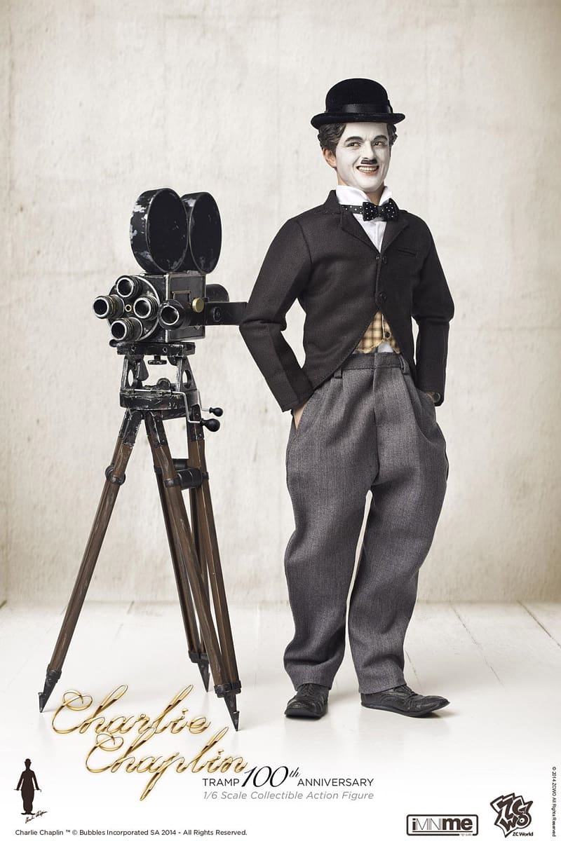The Tramp Action & Toy Figures Film Producer 1:6 scale modeling, charlie chaplin transparent background PNG clipart