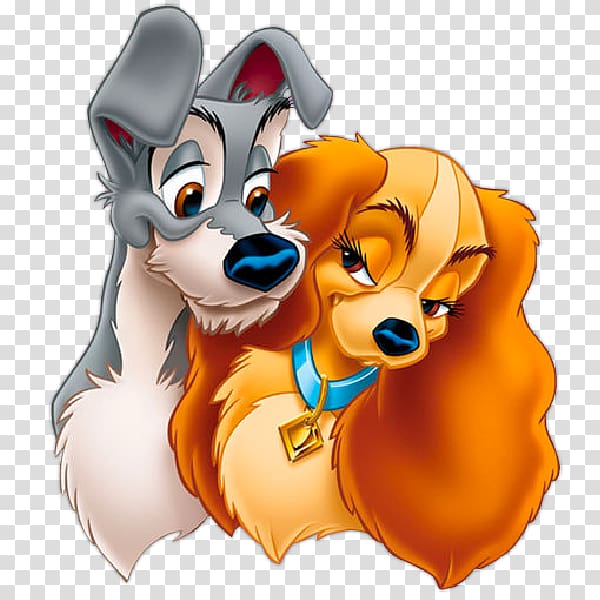 Lady and the Tramp , Animation transparent background PNG clipart