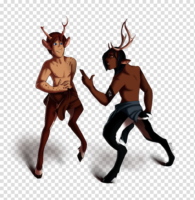 Faun Nymphs and Satyr Drawing Greek mythology, fantasy forest transparent background PNG clipart