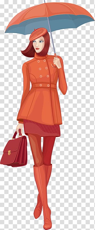 Umbrella Woman, umbrella transparent background PNG clipart | HiClipart