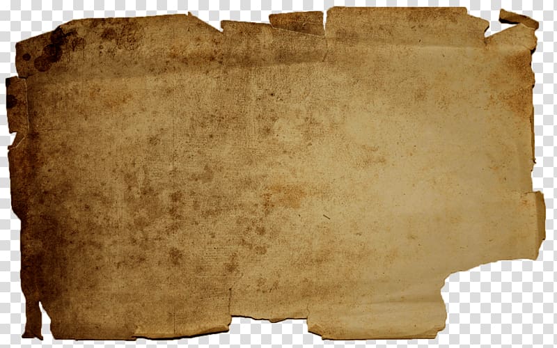 brown paper, Torn Manuscript Paper transparent background PNG clipart
