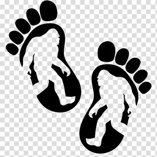 sasquatch footprint vector