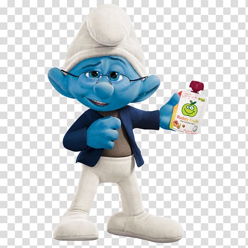 The Smurfette Brainy Smurf Papa Smurf Gargamel, smurfs transparent background PNG clipart