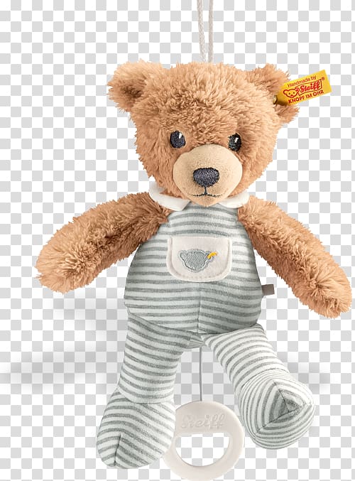 Margarete Steiff GmbH Music Boxes Bear Toy eBay, teddy bear grey transparent background PNG clipart