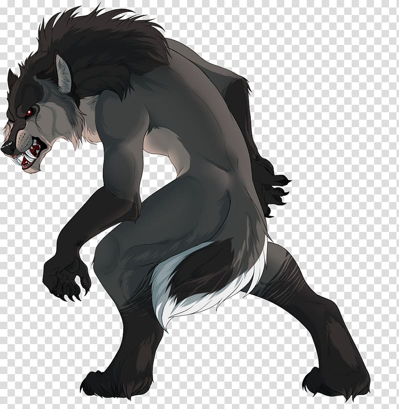 Werewolf transparent background PNG clipart