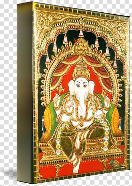Ganesha Religion Art Deity Asian elephant, indian gods transparent background PNG clipart