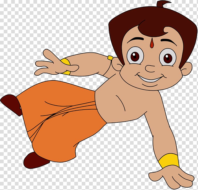 boy wearing orange bottoms illustration, Film Video Cartoon Animation, chota bheem transparent background PNG clipart