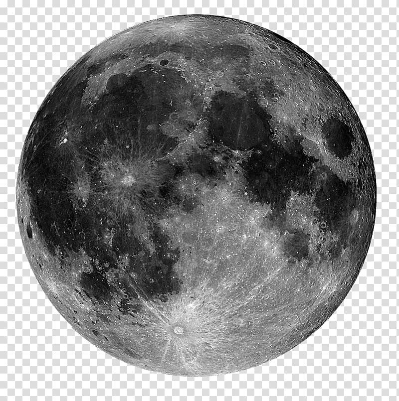 Free: Full moon Light , moon transparent background PNG clipart 