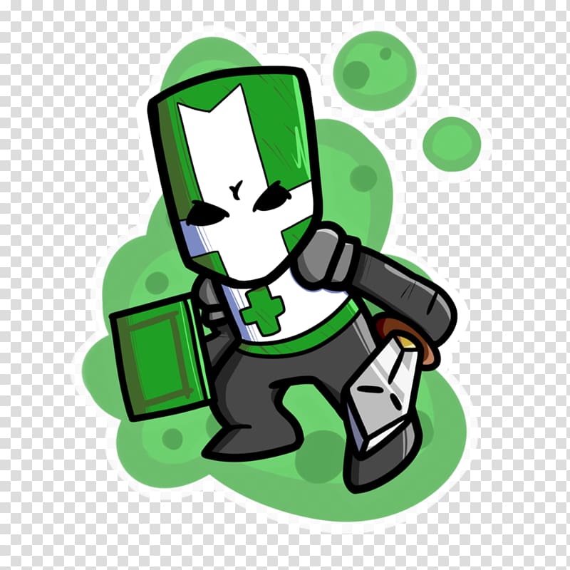 Castle Crashers Green Knight Fan art Drawing , knight transparent background PNG clipart