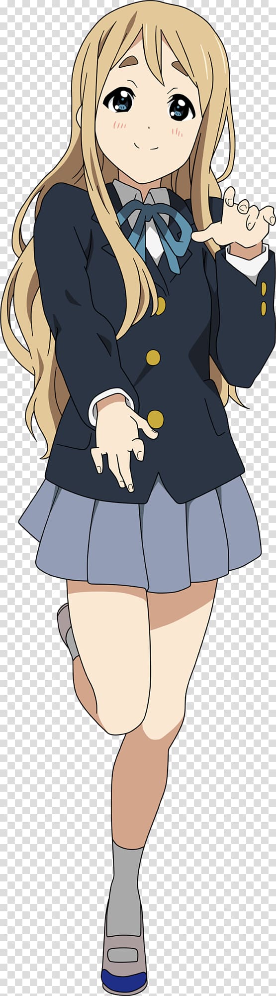 Tsumugi Kotobuki Ritsu Tainaka Mio Akiyama Anime K-On!, Anime transparent background PNG clipart