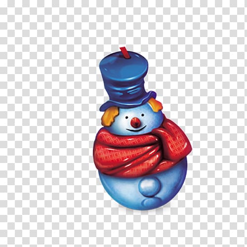 Santa Claus Christmas pudding Snowman Icon, Creative Christmas snowman transparent background PNG clipart