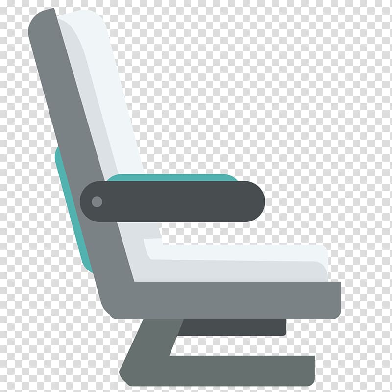 Airplane Aircraft Chair, Flat aircraft seats transparent background PNG clipart