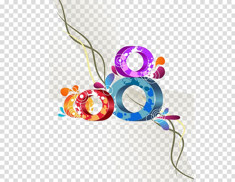 Circle 3D computer graphics Geometry Adobe Illustrator, 3d background transparent background PNG clipart
