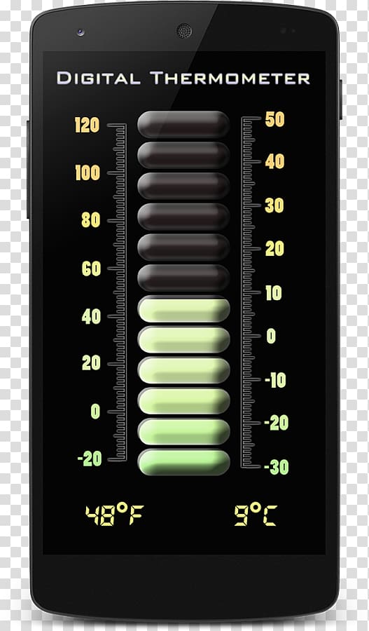 Mobile Phones Thermometer Temperature, android transparent background PNG clipart