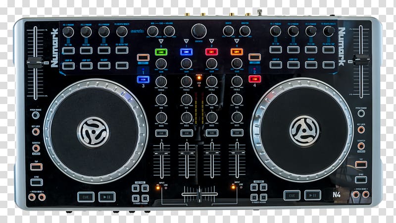 CDJ Audio Mixers Serato Audio Research Disc jockey Vinyl emulation software, Turntable transparent background PNG clipart