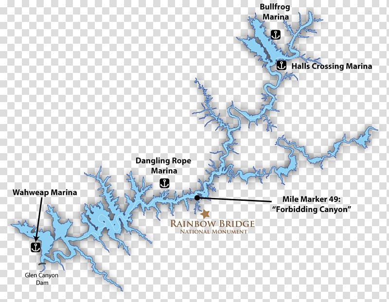 Rainbow Bridge National Monument Navajo Mountain Glen Canyon Dam Lake Bullfrog Bay, lake transparent background PNG clipart