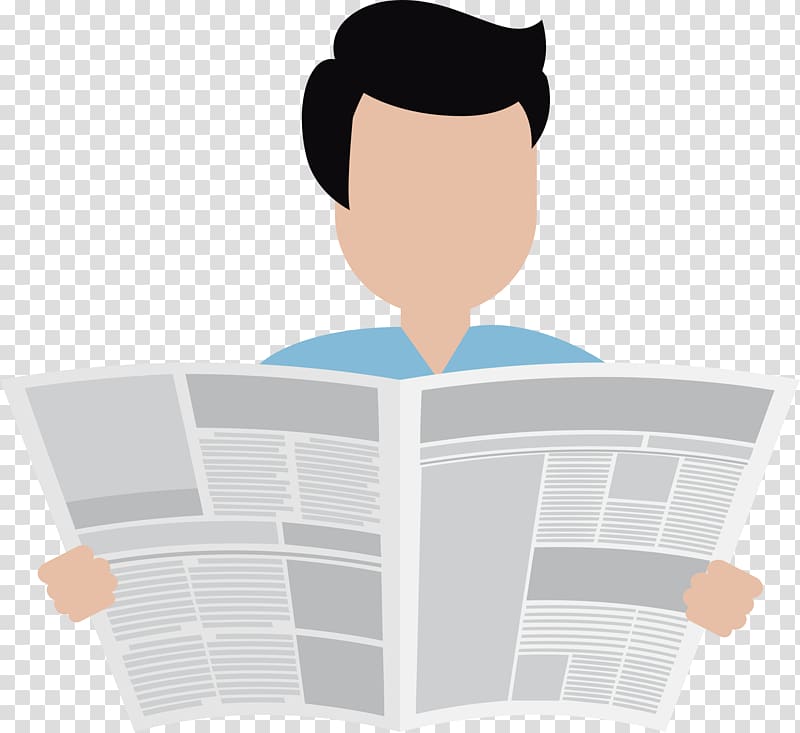 man reading newspaper , Newspaper Information Article, Newspaper Ad transparent background PNG clipart