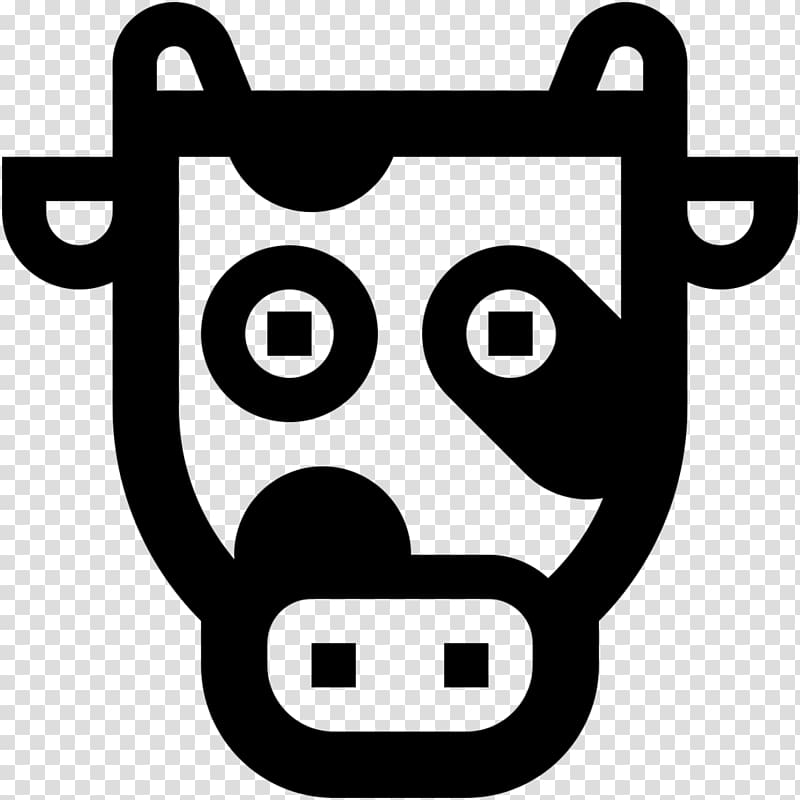 Raw milk Dairy farming Cream, cow head transparent background PNG clipart