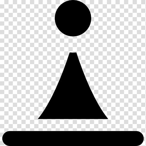 Chess piece Pawn White and Black in chess Queen, geometric shapes transparent background PNG clipart
